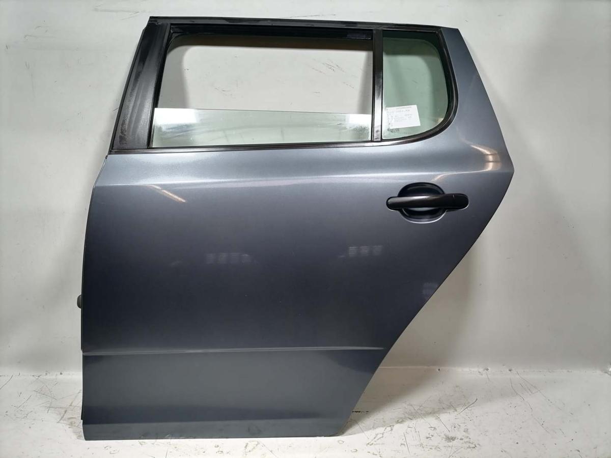 Skoda Fabia 2 Bj.2009 original T&uuml;r hinten links 9153 Anthracite grey Flie&szlig;heck Rohbau